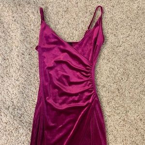 Forever 21 velvet dress